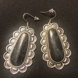 Black earrings